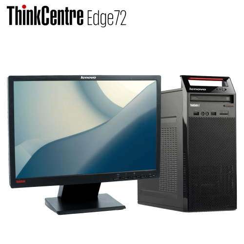 Lenovo ThinkCentre Edge tower Corei3 -4GIG-320GB d.  Windows 10 +19` lcd