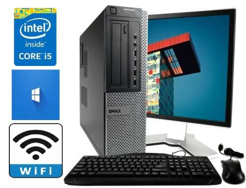Dell Optiplex COREI5  PC DESKTOP COMPUTER  i5  3.40GHz 4GB Ram 500GB Hdd+19` lcd