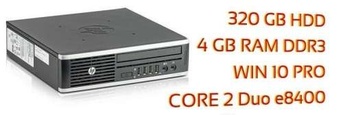 HP DC7900 USDT Mini PC Core 2 Duo  -4GIG-320gig-dvd rw-power supplY