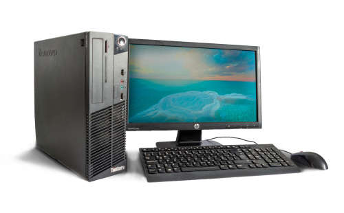 Lenovo Thinkcentre M82 SSF Core I5- 4GB RAM+19` lcd
