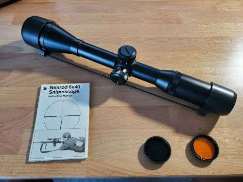 Nimrod 6×40 Rifle Scope(like new+box /papers etc)