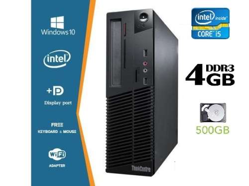 Lenovo Core i5 , 500GB HDD, 4GB Ram, (refurbished)