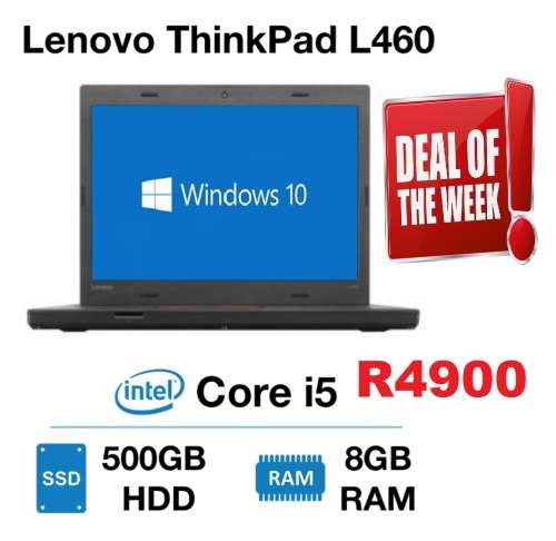 Lenovo Thinkpad 460 Business Laptop - 20JM000CUS (14 HD Dipslay, Intel Core i5-6200U 2.30GHz, 8GB D