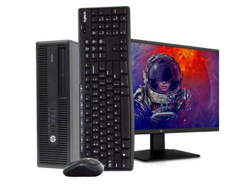 HP COMPUTER SET - Pro G2 600  SFF i5 6th gen 8 GB RAM 500 GB HDD Win 10 Pro + 19` lcd