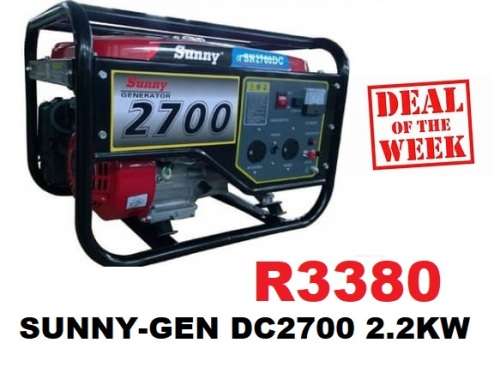 Generator SUNNY dc2700-4 STROKE Features: - Model: OP-2700DC - Rated output, 2.2KW - Maximum ou