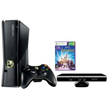 Xbox 360 Console 250 (4GB Flash Memory) with (Kinect Sensor + GAME) (xbox360)