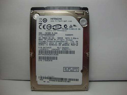 HITACHI C5K500.B-500 500GB 2.5" LAPTOP HARD DRIVE
