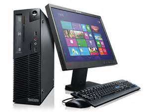 Lenovo ThinkCentre SFF M73 Core i5-4430 @ 3Ghz 4GB 250GB KYB/Mouse 19" LCD Win 8 Professional