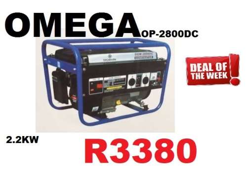 Generator Omega dc2800-4 STROKE Features: - Model: OP-2800DC - Rated output, 2.2KW - Maximum ou