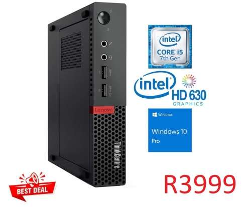 Lenovo ThinkCentre M910q - Intel i5-6TH GEN- Tiny PC with 8GB Ram (Refurbished)
