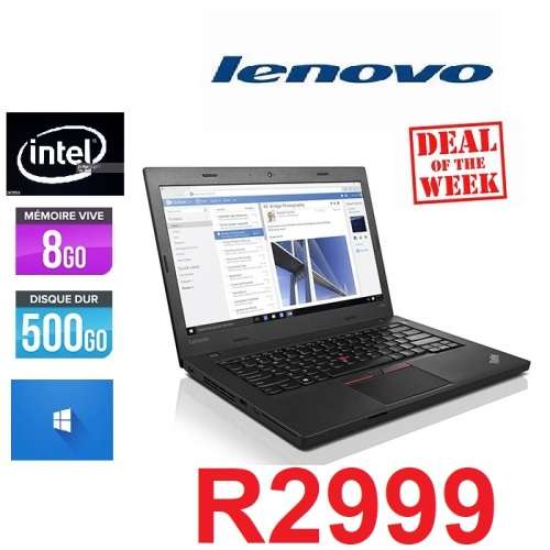 Lenovo ThinkPad L460 INTEL 2.0GHZ- 8GB RAM -500GB HDD-WINDOWS 10