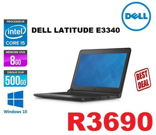 Dell Latitude 3340 13.3-inch Laptop, Intel Core i5, 8GB RAM, 500GB HDD, Win10 . Refurbished