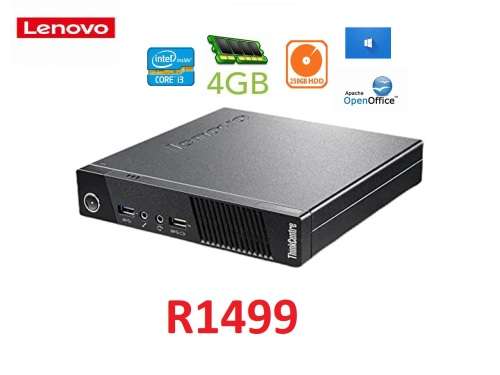 lenovo ThinkCentre M73 SFF Small Form Factor Business Desktop Computer, Intel Dual-Core i3-3.1G