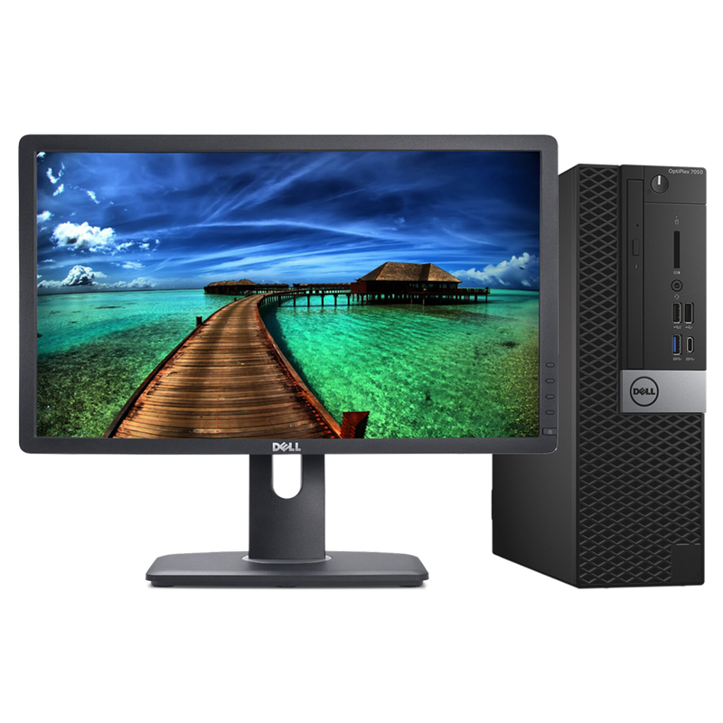 Dell OptiPlex 7050 Intel i7 - 6th Gen PC + 23` FHD Monitor (Refurbished)