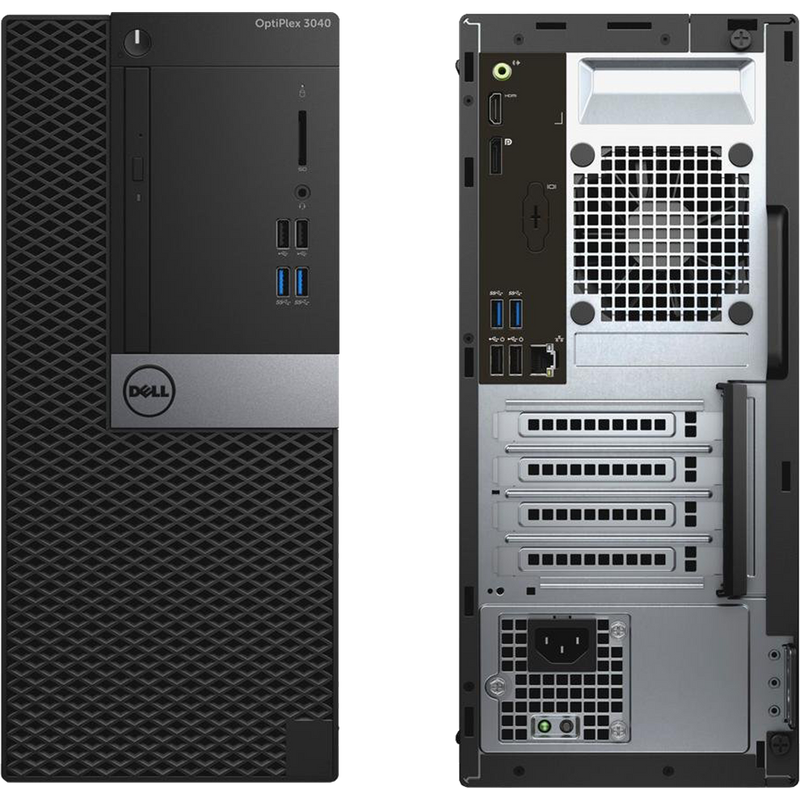 Dell OptiPlex 3040 Intel i5, 6th Gen Tower PC - 8GB Ram + 240GB SSD(Refurb)-windows 11