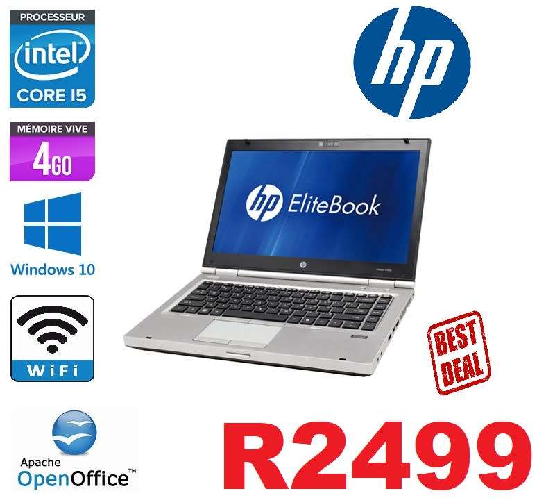 HP LAPTOP EliteBook 8460P | Core i5 -4gb-320gb hdd-windows 10