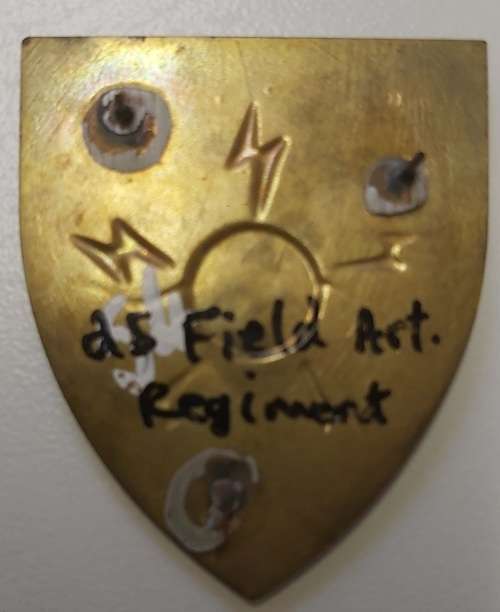25 Field Artillery regiment flash