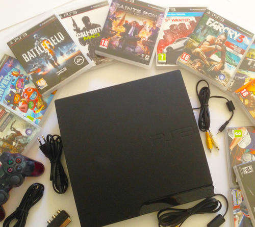 Sony PlayStation 3 Slimline PLUS thirteen top title games included
