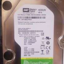Internal 2TB harddrive