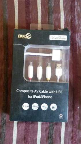 Ipod Iphone AV cable with Usb