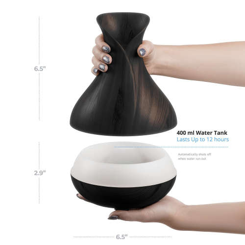 Smart WiFi Essential Oil Aromatherapy Ultrasonic Air Diffuser Humidifier (Dark Brown) ** Sale**