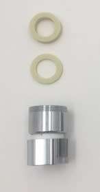 Mist/Sprinkle Flow Aerator For Tap & Faucets 80% Water Saving(Dual thread Design)(Chrome Plated)