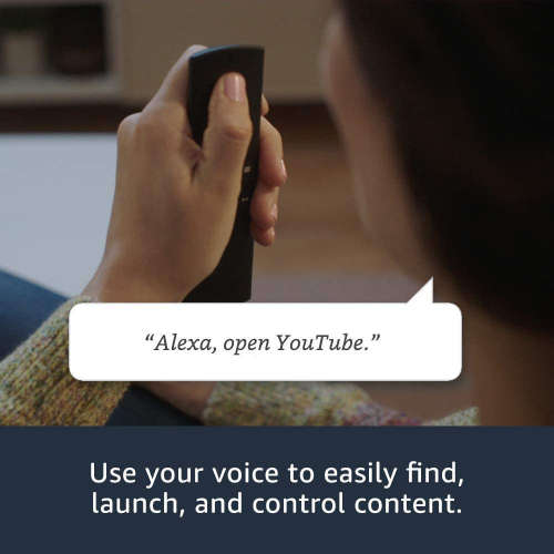 Fire TV Stick Streaming Media Player with Alexa built in, includes Alexa Voice Remote, HD 1080P