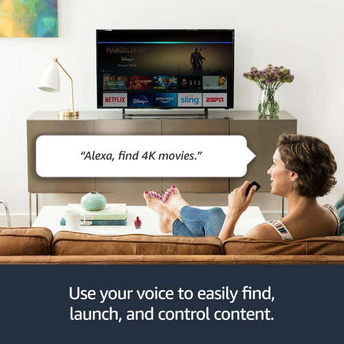 Amazon Fire TV Stick 4K Streaming Device Alexa built in, Dolby Vision, including Alexa Voice Remote