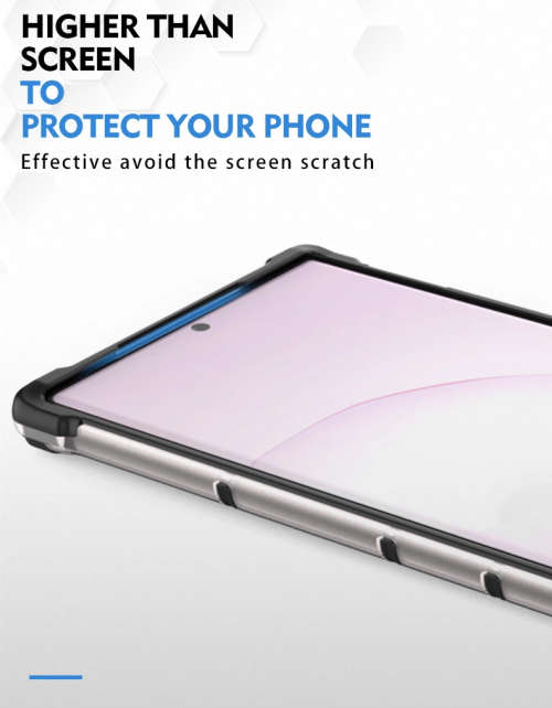 Galaxy Note 20 Ultra 5G Shockproof Honeycomb Cover - Transparent + DLife Screen Protector