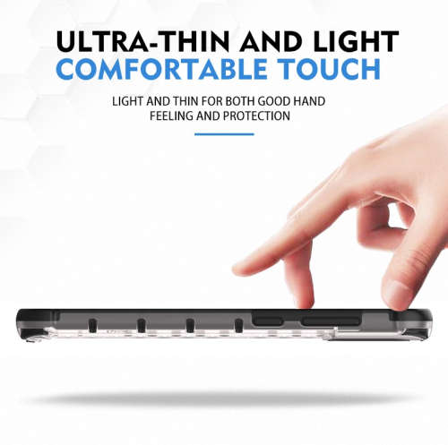 Samsung Galaxy A21S Shockproof Honeycomb Cover - Transparent **Sale**