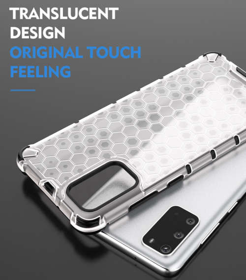 Huawei P40 P40 Pro Shockproof Honeycomb Cover - Transparent **Sale**