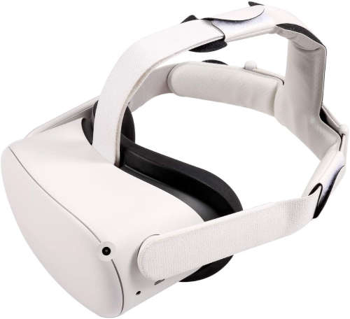Head Pad for Oculus Quest 2 Headband Gravity Pressure Reducing Head Pad Cushion (White)