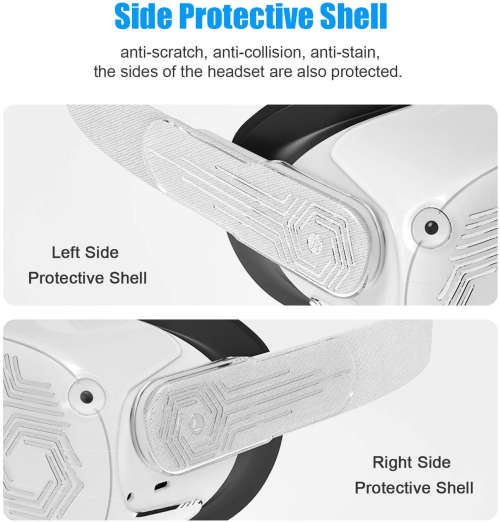 AMVR Protective Shell, Light Durable Front Facing for Oculus Quest 2 - Transparent