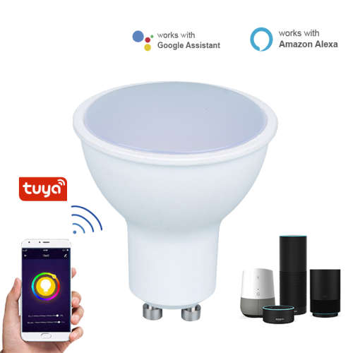 WIFI Control Smart Life Tuya RGB CCT 4W GU10 LED Downlight Bulb