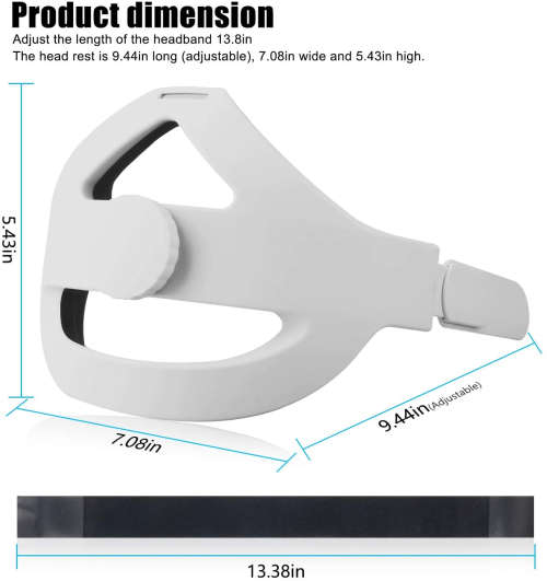 MASiKEN Head Strap Replacement for Oculus Quest 2