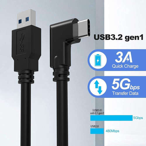 TNE Link 5m Cable for Oculus Quest 2 Type C USB3.2 Gen1 to USB Type A