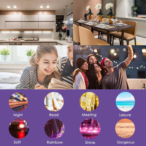 Smart Life Tuya Bluetooth RGB CCT 9W E27 LED Bulb