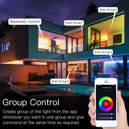 Smart Life Tuya Bluetooth RGB CCT 9W E27 LED Bulb