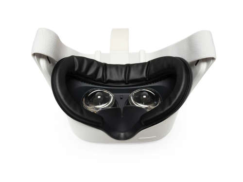 VR Cover Fitness Facial Interface and Foam Set for Oculus Quest 2 (Black)