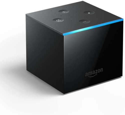Fire TV Cube, Hands-free streaming with Alexa, 4K Ultra HD includes latest Alexa Voice Remote 2021