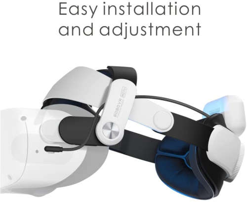 BOBOVR M2 Pro Battery Pack Head Strap for Oculus Quest 2 with 5200mah Replaceable Power Bank