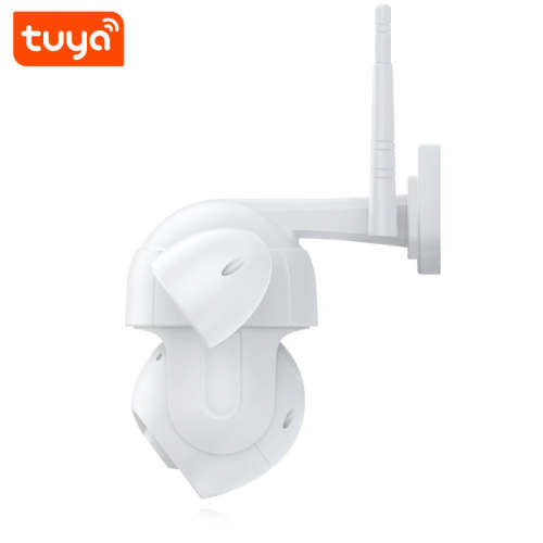 WIFI Control Smart Life Tuya Waterproof Outdoor 5MP HD PTZ Floodlight CCTV Camera