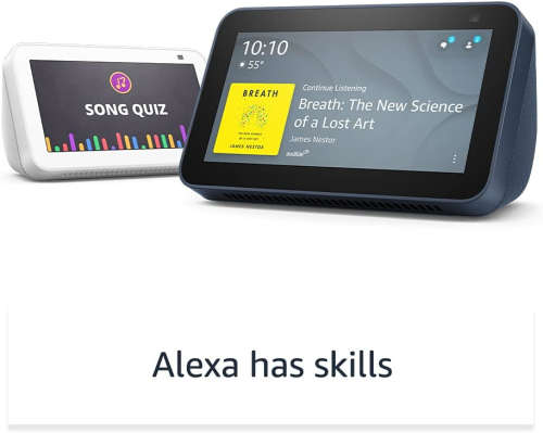 Echo Show 5 (2nd Gen, 2021 release) | Smart display with Alexa and 2 MP camera | Charcoal