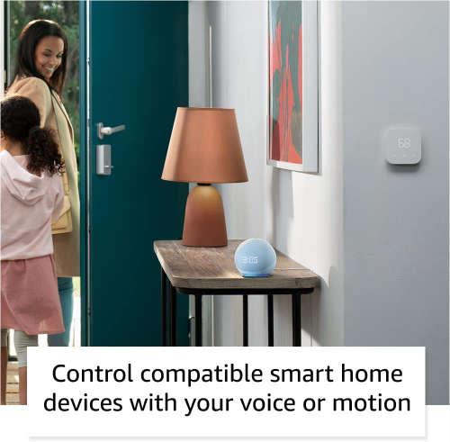 All-New Echo Dot (5th Gen, 2022 release) with clock | Smart speaker Alexa | Cloud Blue *Sale*