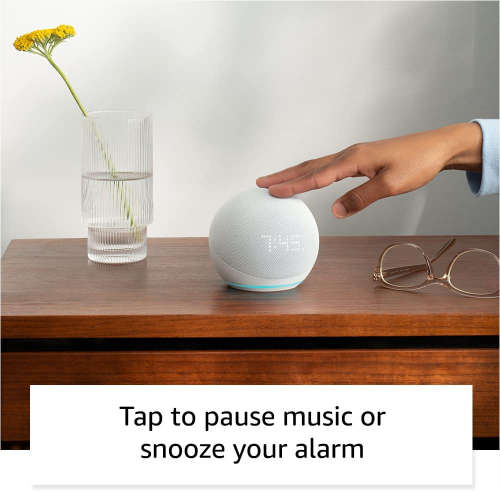 All-New Echo Dot (5th Gen, 2022 release) with clock | Smart speaker Alexa | Cloud Blue *Sale*
