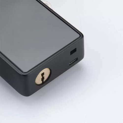 WIFI Control Smart Life Tuya Digital Fingerprint Door Handle Lock (Black)