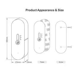 Smart Life Tuya Zigbee Temperature and Humidity Sensor