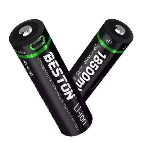 BESTON 21770 USB C Rechargeable Lithium Battery | 3.7V | 5000mAh | 1 Pack