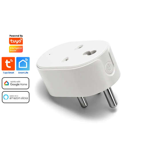 Smart Life Tuya WIFI 1CH 16A 3500W 3 Pin or 2 Pin Plug Switch Circuit Breaker with Power Monitoring