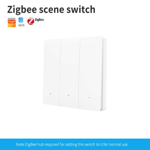 Smart Life Tuya Zigbee Wireless 3CH Scene Switch 9 Scenes